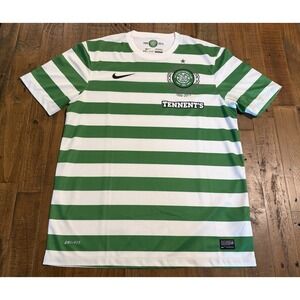 Glasgow CELTIC Fc 2012/2013 Large ANNIVERSARY HOME soccer Jersey NIKE